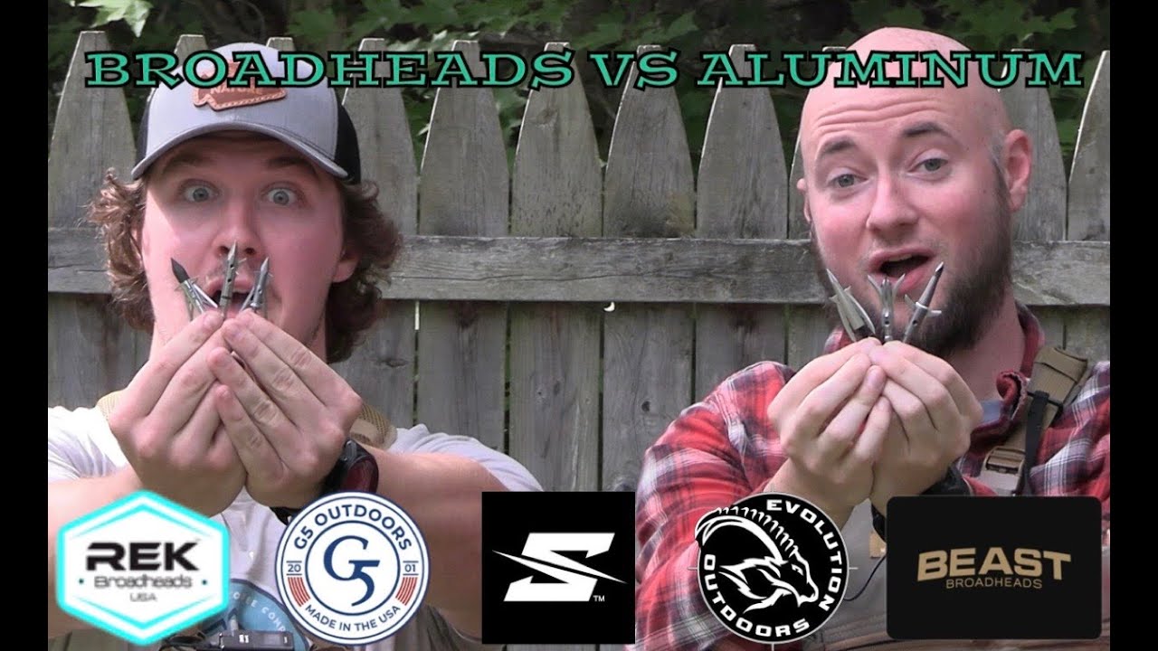 BROADHEADS vs ALUMINUM DEFLECTION TEST