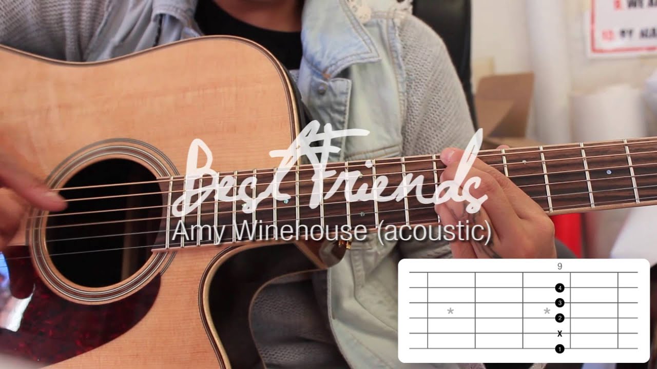 Amy Winehouse Best friends GUITAR