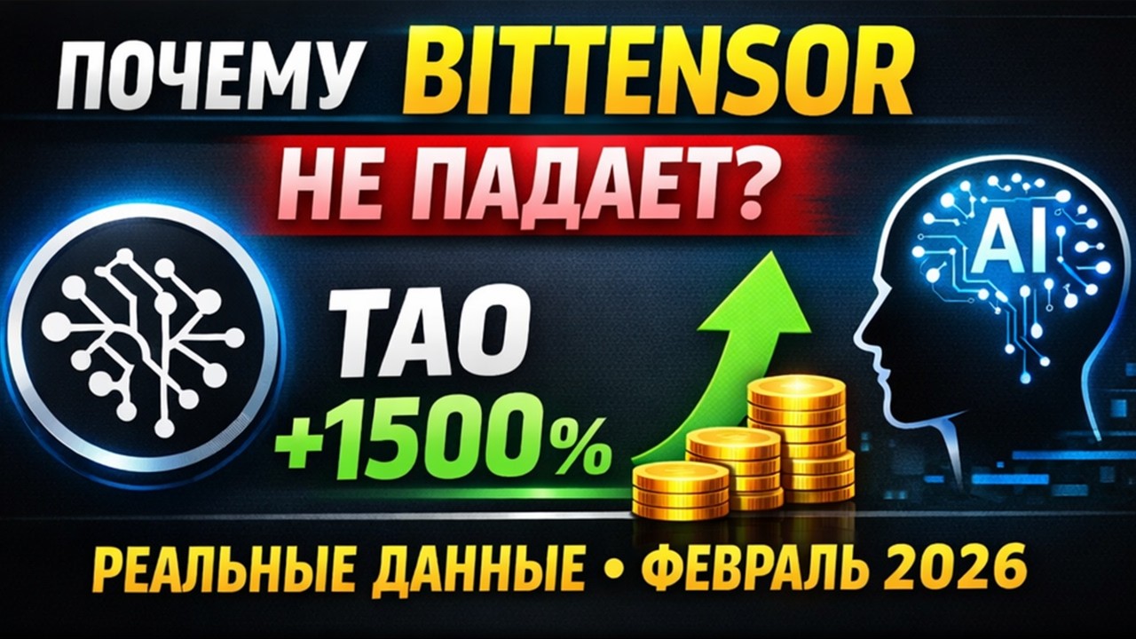 Почему BITTENSOR (TAO) НЕ ПАДАЕТ? Главный AI-токен 2026 | Разбор
