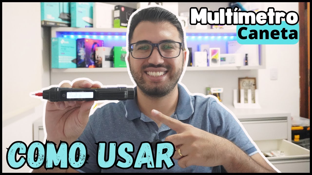Como usar Multímetro Caneta Automático (aneng a3005)