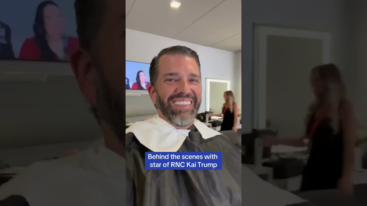 Donald Trump Jr posts BTS at RNC with daughter Kai Trump