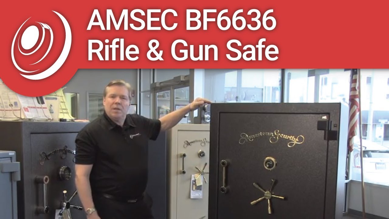 AMSEC BF6636 Rifle & Gun Safe with Dye the Safe Guy