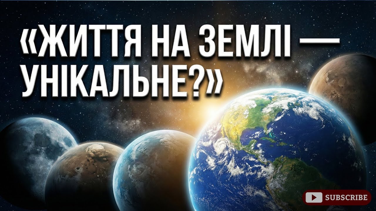 ЛЕКЦІЯ ПРО КОСМОС | Що якщо Земля це рідкісний випадок у Всесвіті?