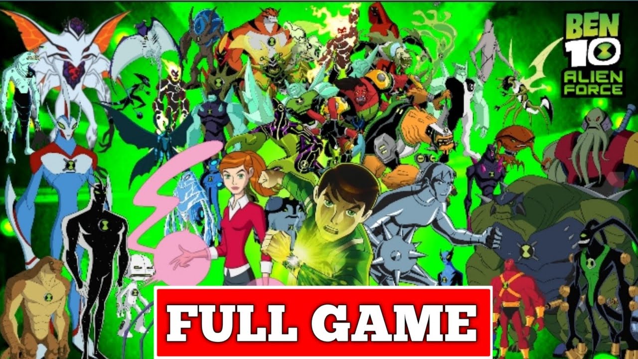 Ben 10 Alien Force Walkthrough Full Game 4K 60FPS (100% Complete) - NO COMMENTRY