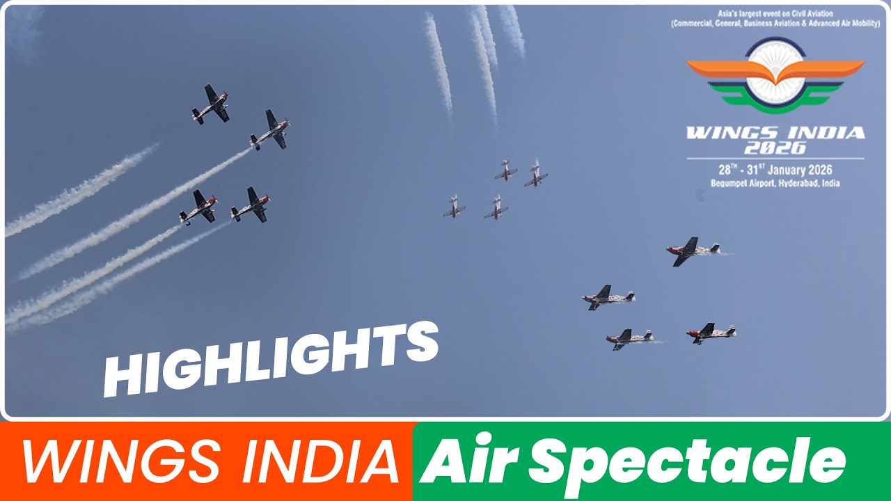 WINGS INDIA 2026 | Asia’s Biggest Civil Aviation Show | Hyderabad | Hybiz tv