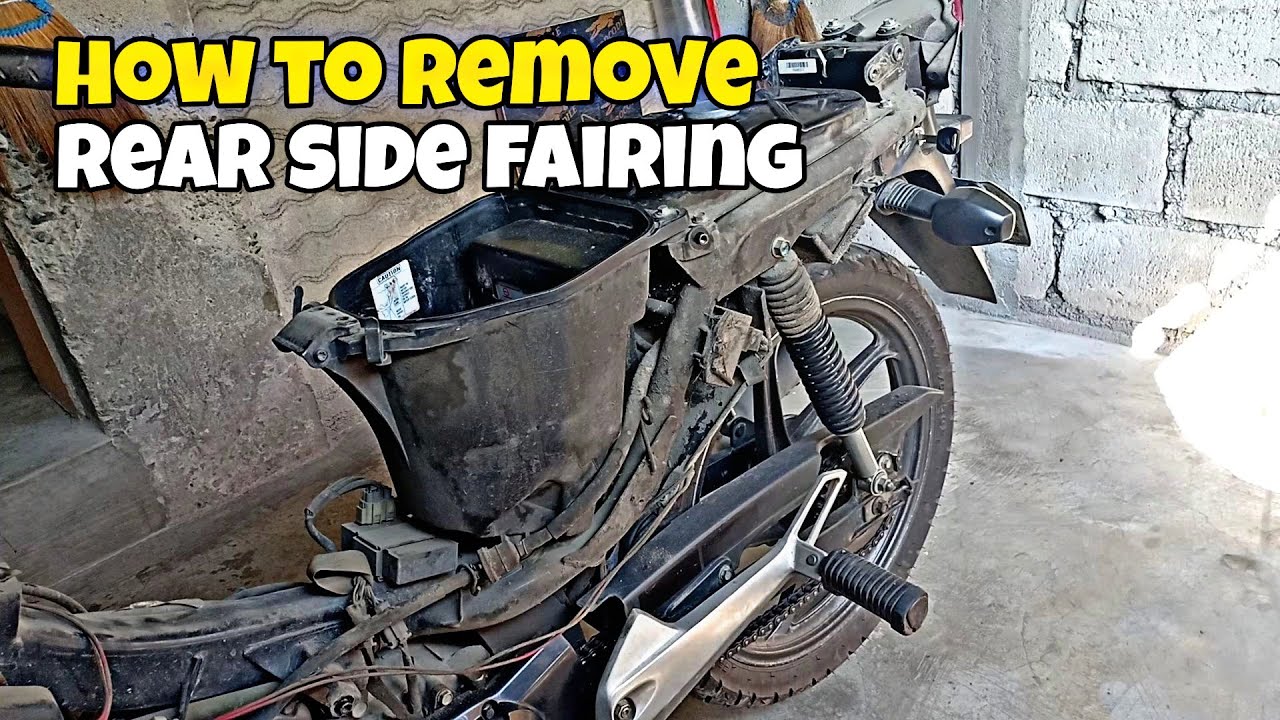 How to remove Rear Side fairings | Honda Wave 125 Gilas | Baklas Fairings