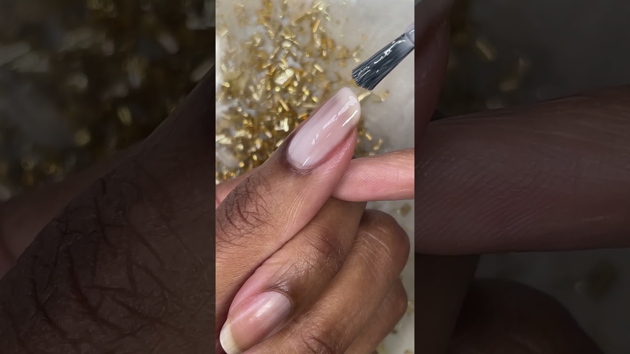 Sheer Polish Hack! 💅🏾 | Streak-Free Polish |  #nails #neutralshades