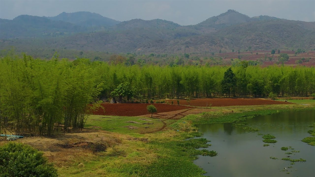 Myanmar Shan State drone video Mountain river trip adventure