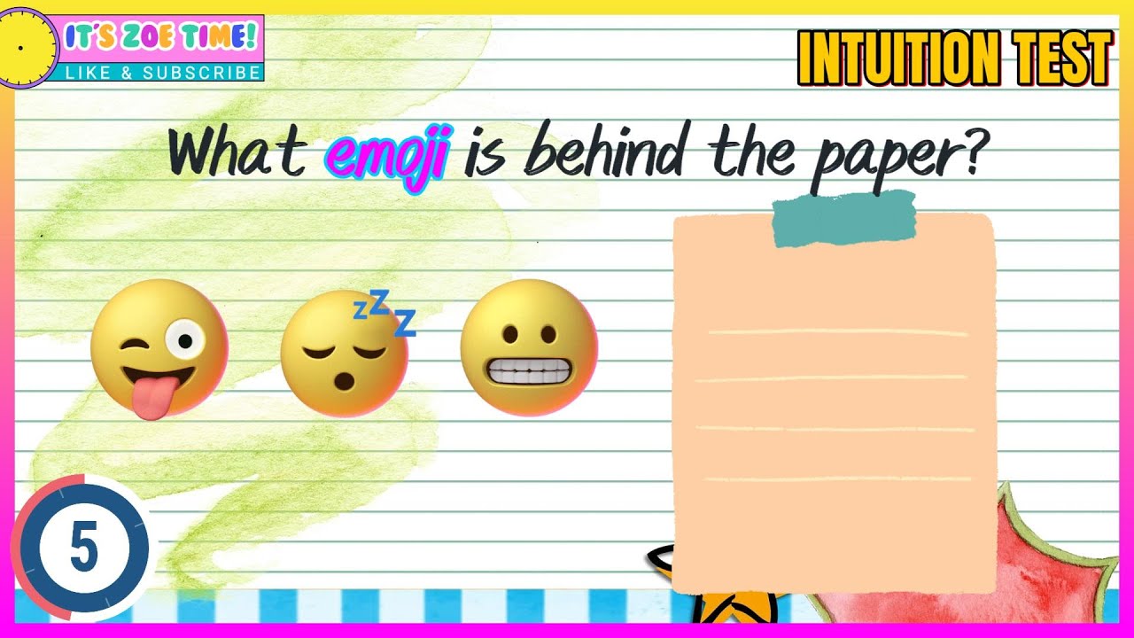 The GUESSING GAME Challenge 🤔💭 INTUITION TEST, Test your Luck, Brain Games Fun Games for Kids