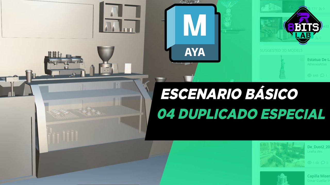 04 Modelando Cafeteria / Duplicado Especial