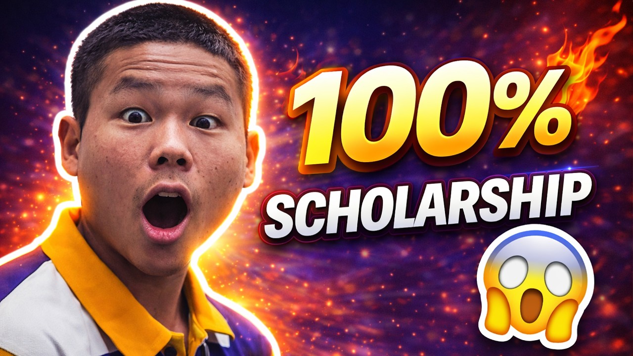 HOW I GOT 100% SCHOLARSHIP? 😱