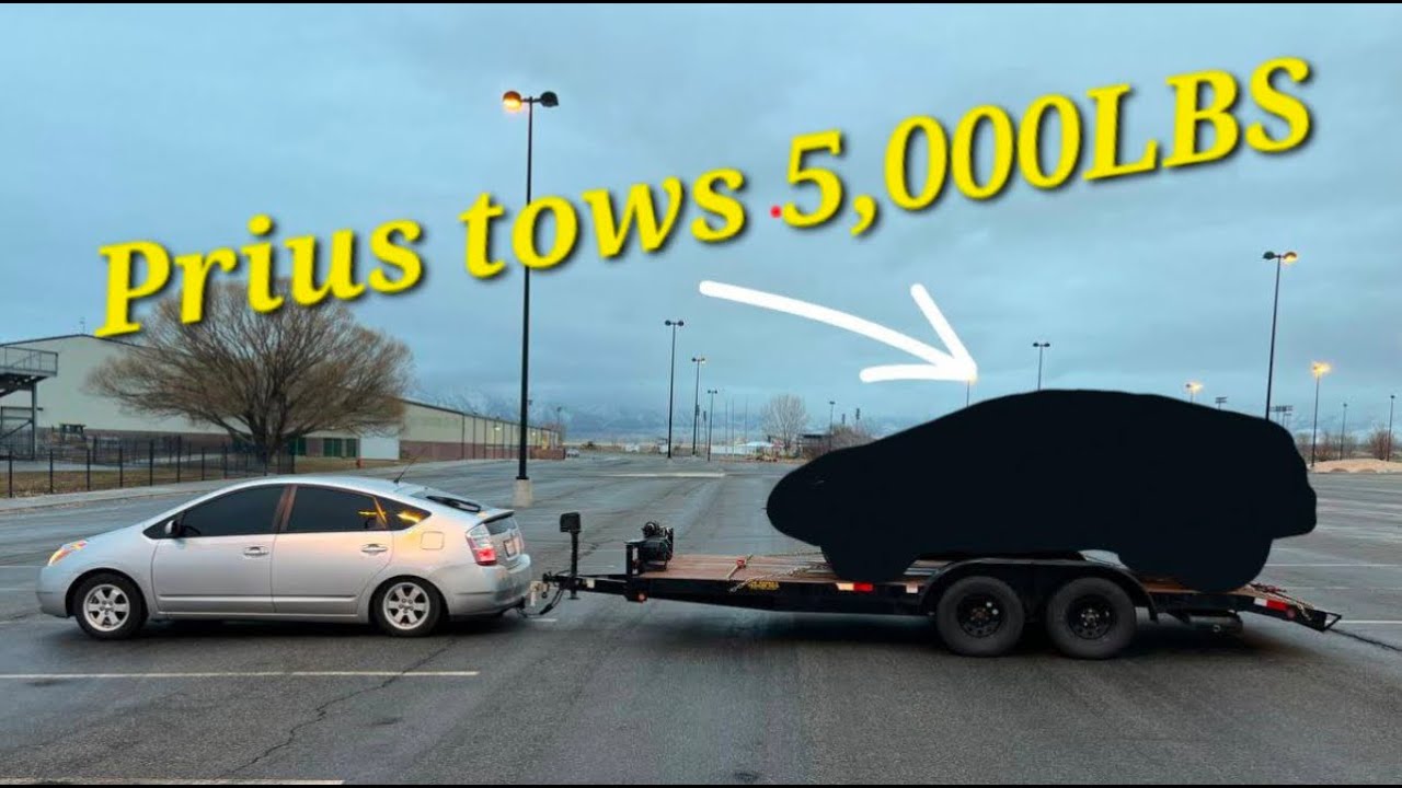 НЕ ДЕЛАЙТЕ ЭТОГО! Буксировка перегруженного Prius.