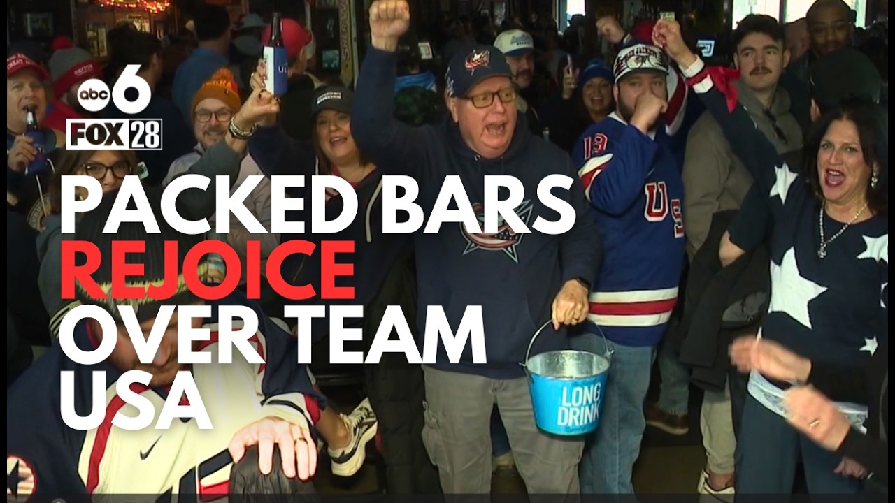 Americans are celebrating big Olympic Hockey wins today