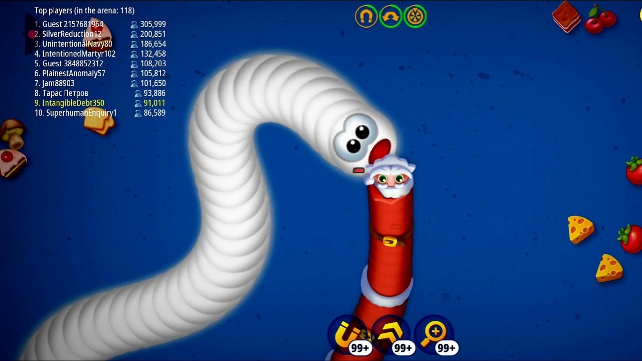 Worms Zone gameplay level Mobile SNAKE #games