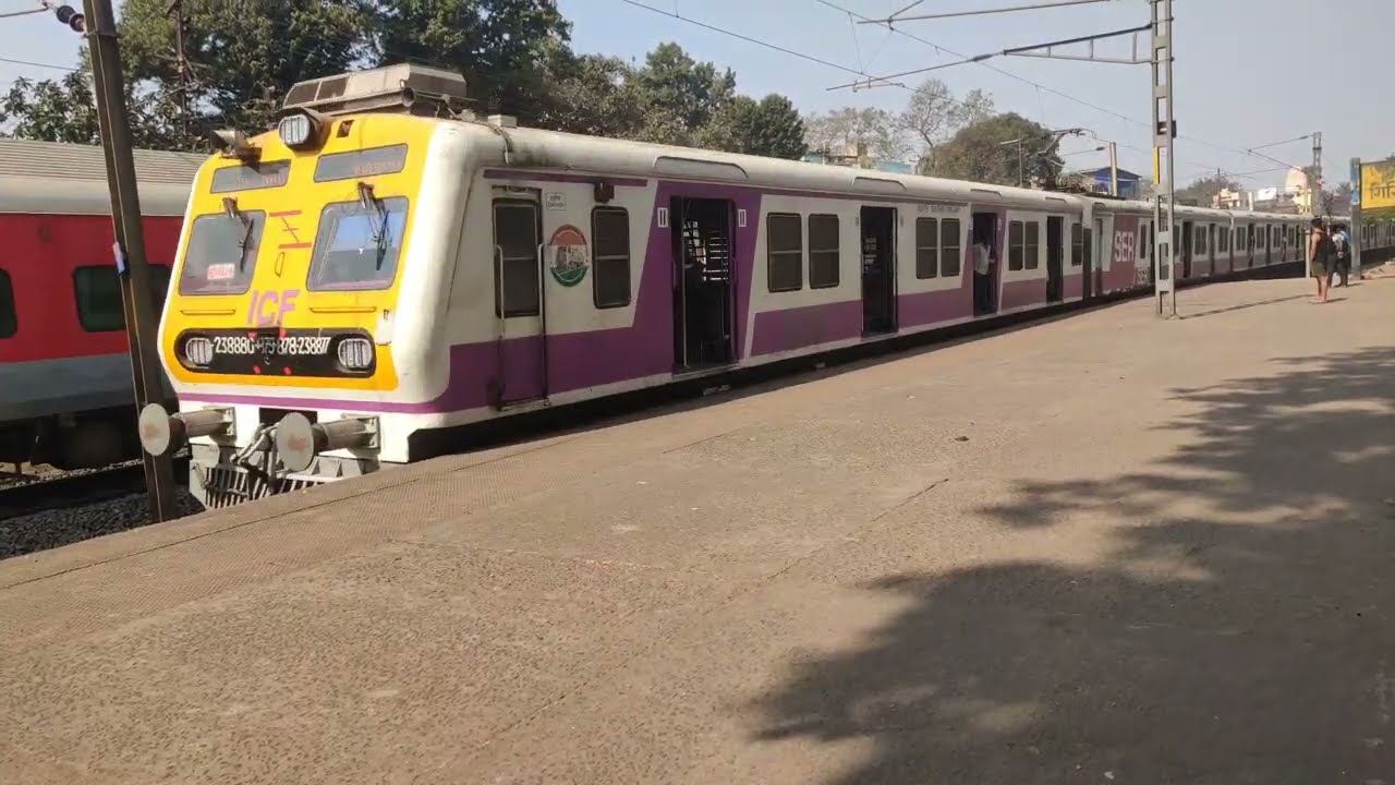 Dengarous WAP 7 Express Train + yellow face Pink body ICF train 