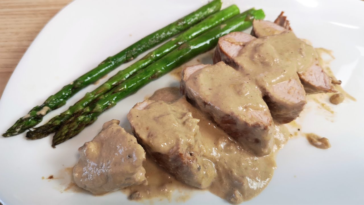 SOLOMILLO DE PAVO EN SALSA DE NUECES-Fácil y Rápido y Saludable