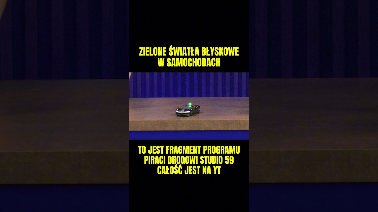 🟢🚙🟢Czy na polskich drogach pojawi się 200 000 samochod&oacute;w z zielonymi sygnałami świetlnymi❓