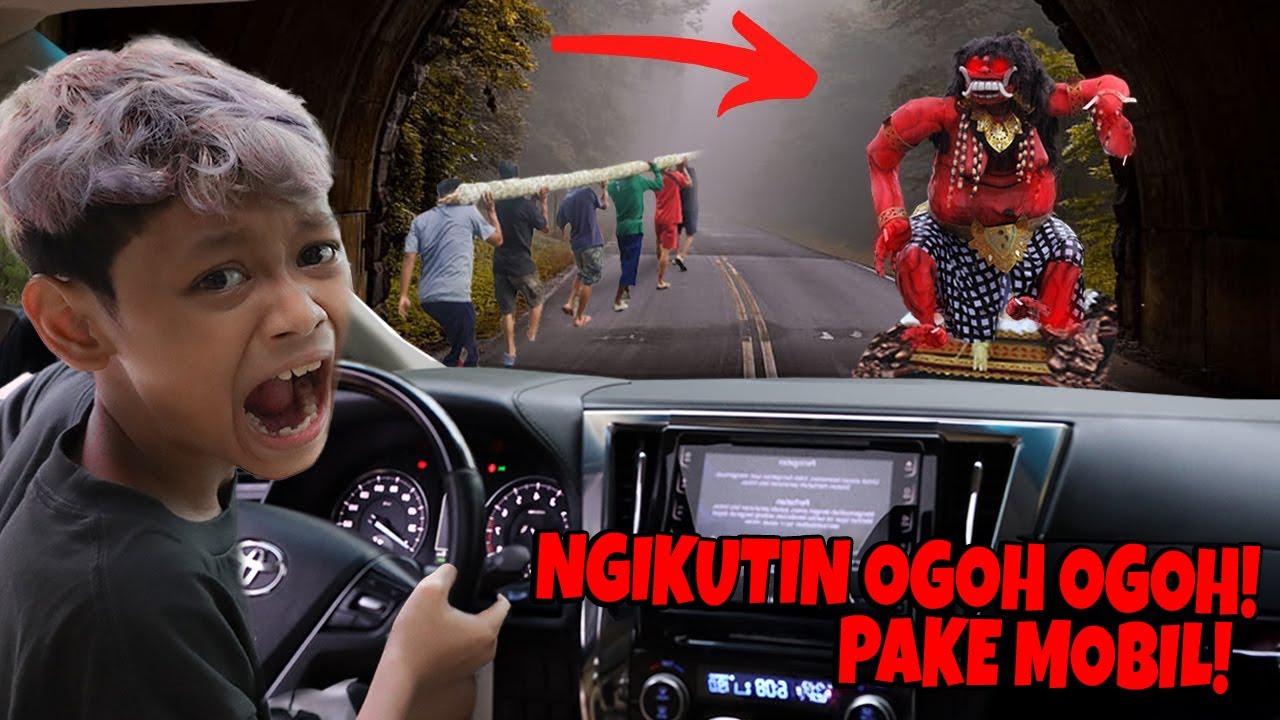 SERAM!!! NGIKUTIN OGOH - OGOH YANG JALAN SENDIRI PAKAI MOBIL, BOCIL SAMPAI DISERANG!!!