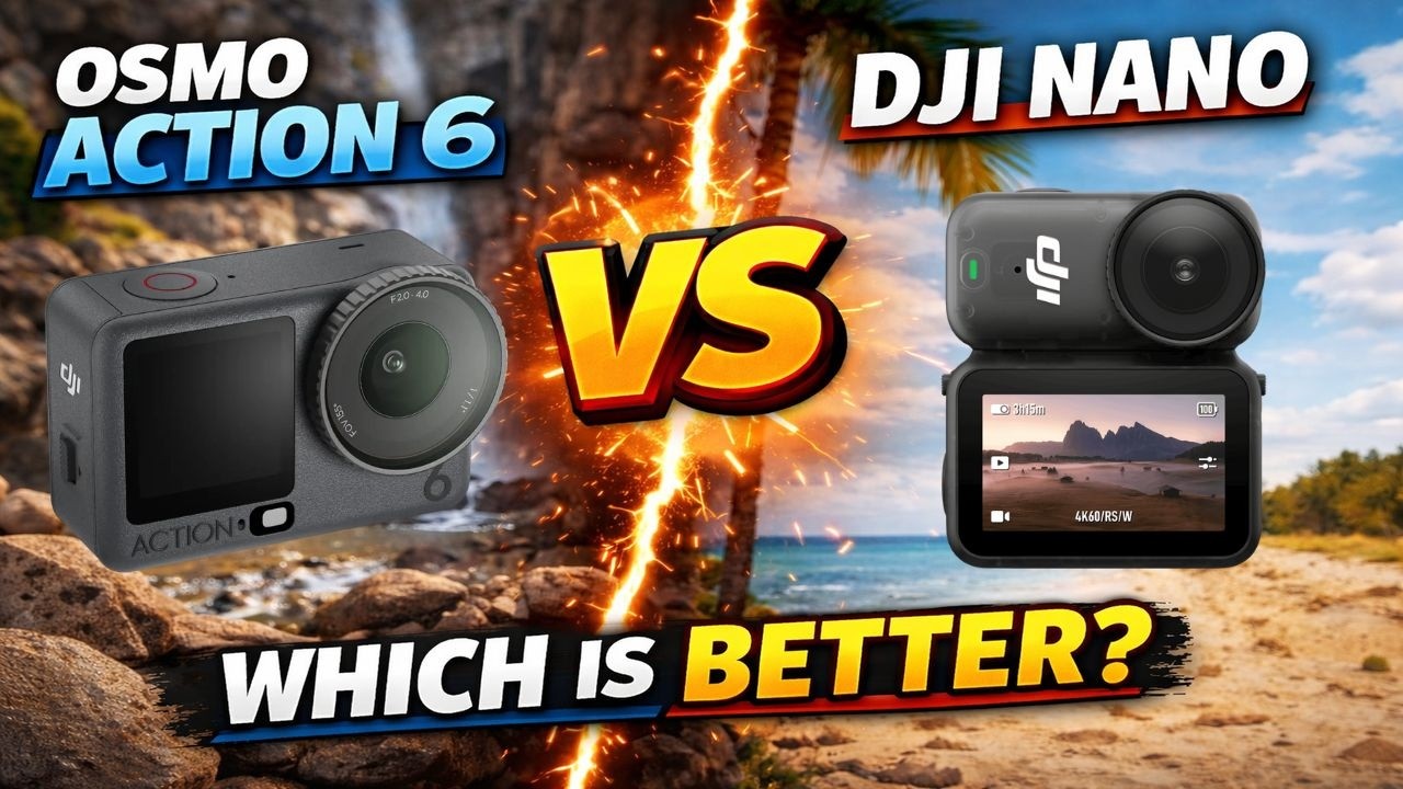 DJI Action 6 vs DJI Osmo Nano — Which DJI Camera Should You Buy? #DJIAction6 #DJIOsmoNano