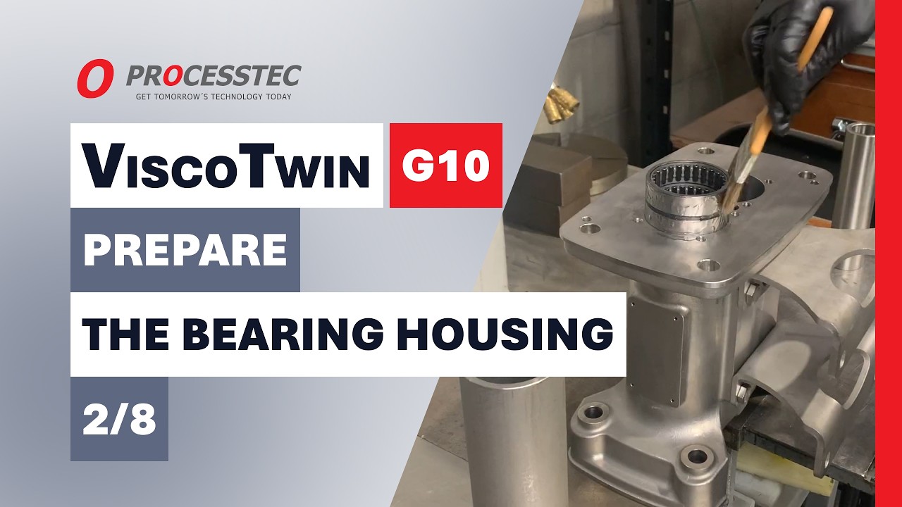 Prepare the Bearing Housing (2/8) ViscoTwin G10 | Maintenance Tutorial
