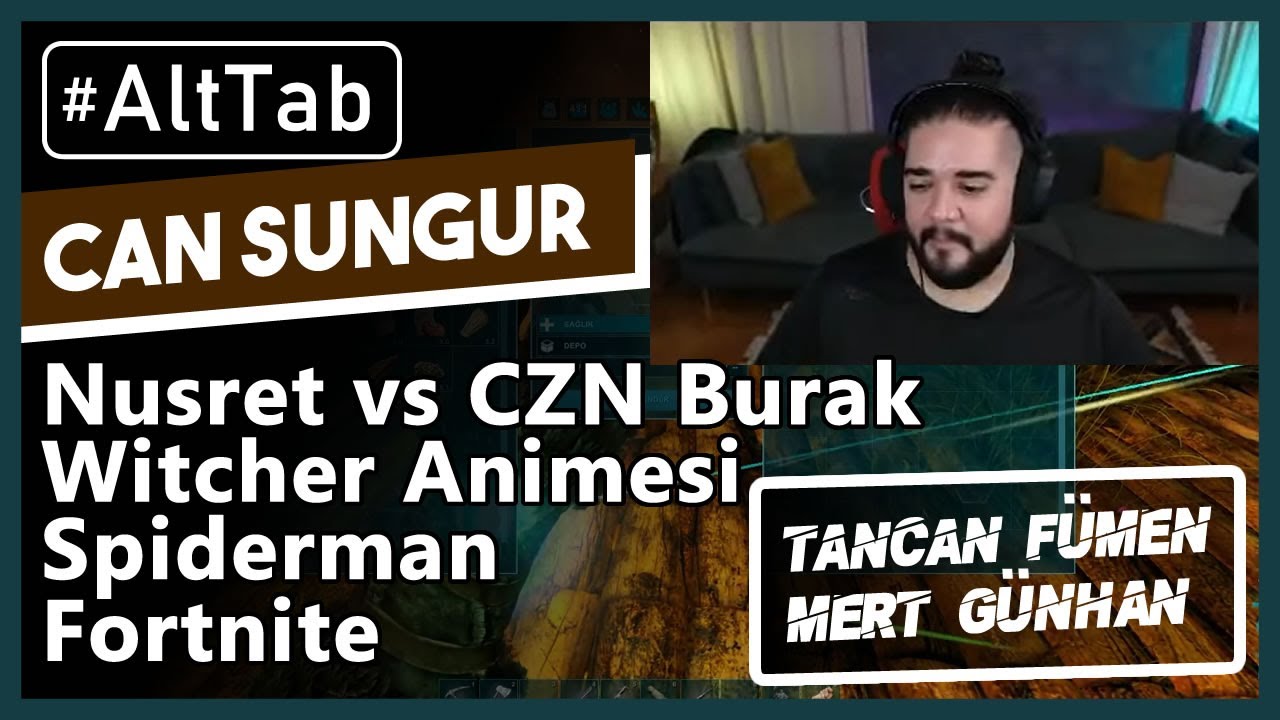 Can Sungur, Tancan ve Mert Günhan Sohbet | Witcher Animesi, Spiderman ve Marvel Sohbeti #AltTab