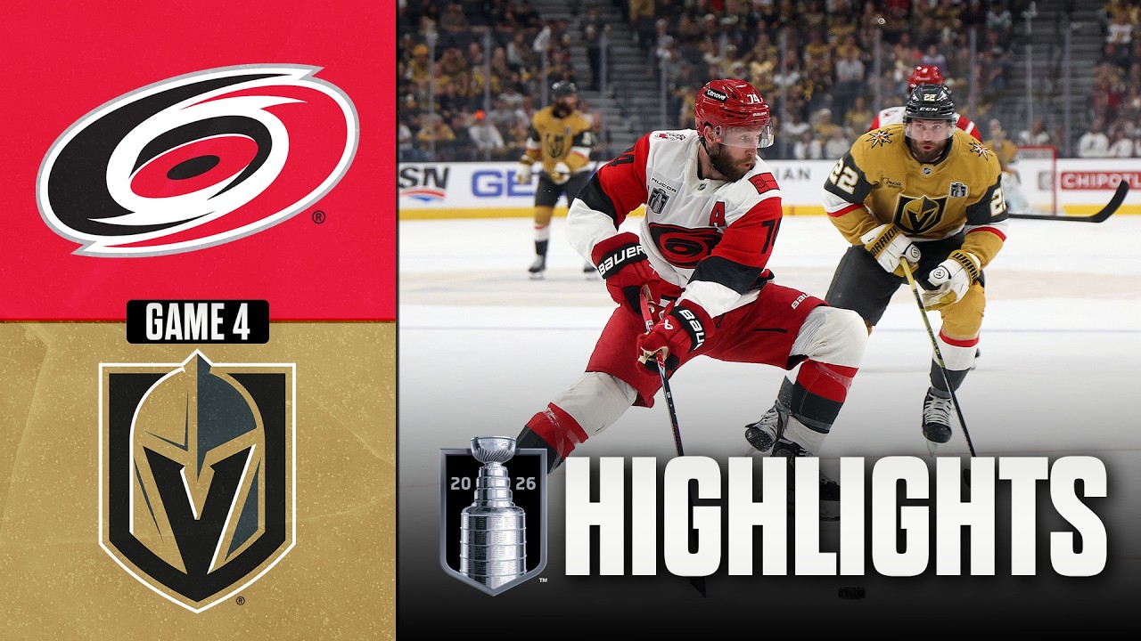 Hurricanes vs. Golden Knights | NHL Playoff Highlights | Game 4 | June 9, 2026