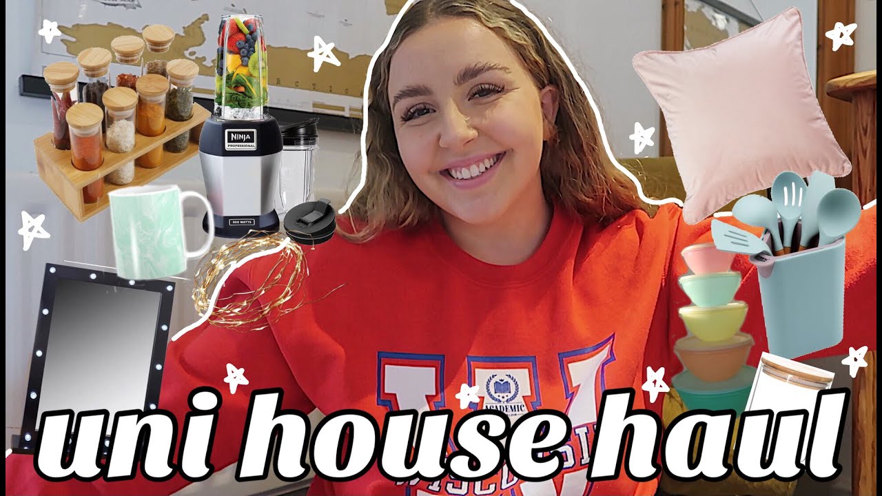 huge uni house haul *bedroom, bathroom, kitchen & decor*