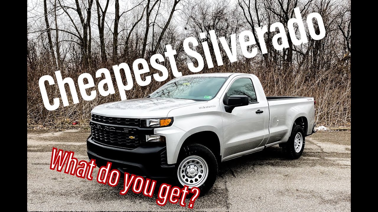 The LEAST EXPENSIVE NEW Silverado 1500 AVAILABLE - Review and Walk Around