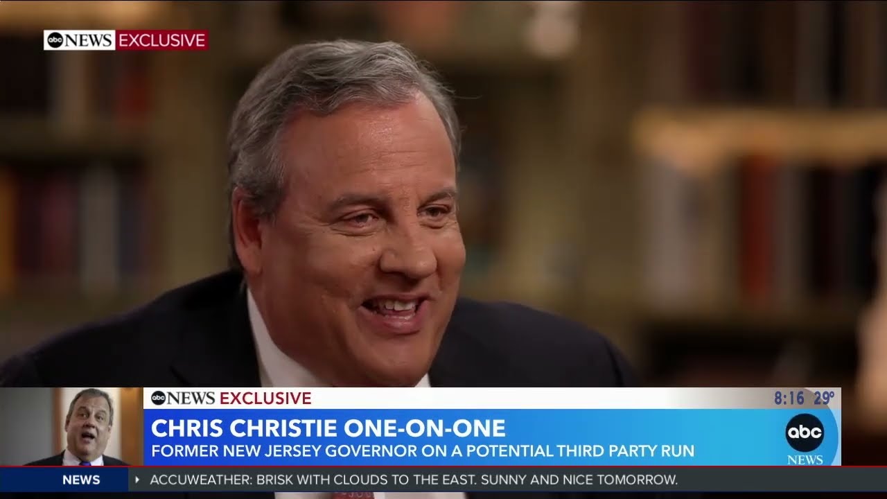 Chris Christie Joins ABC's Good Morning America