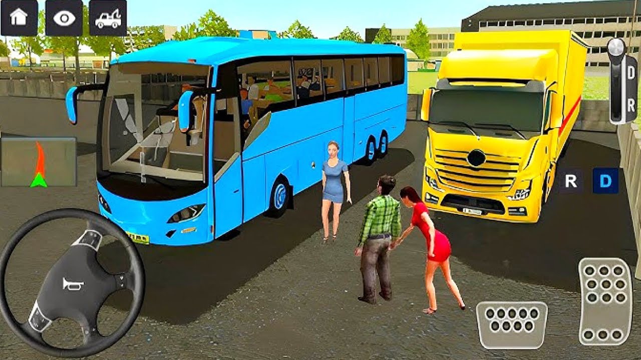 Indonesia Coach bus driving | Euro Bus simulator 2025 Anoride gameplay || LEVEL 26 MOGLI CTR