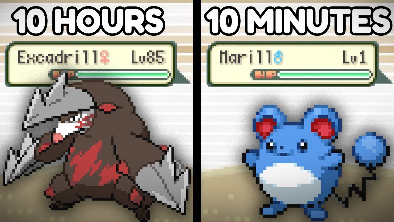 A 10 hour Pokemon battle vs 10 minute Pokemon battle