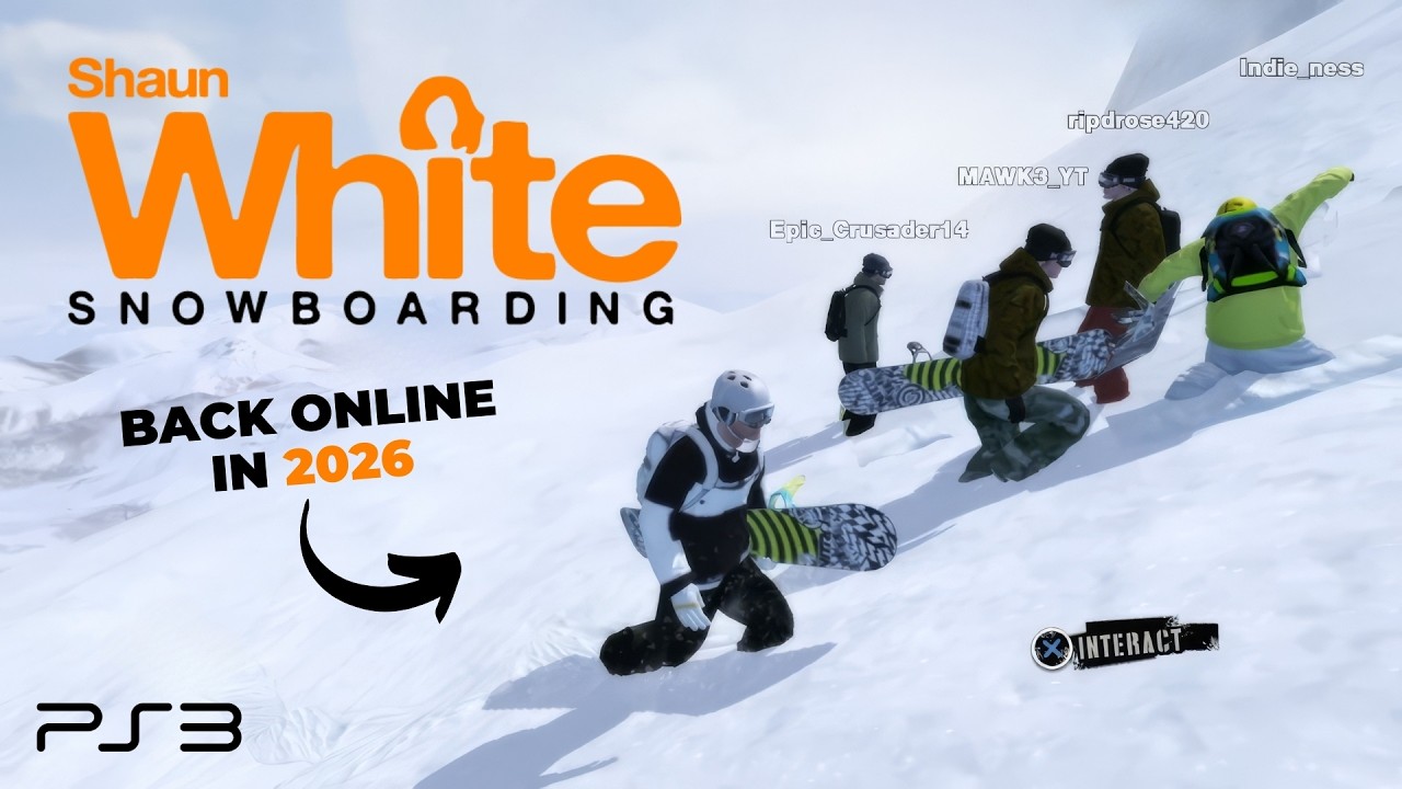 Shaun White Snowboarding Multiplayer on PS3 in 2026 - Online Restored 🔥