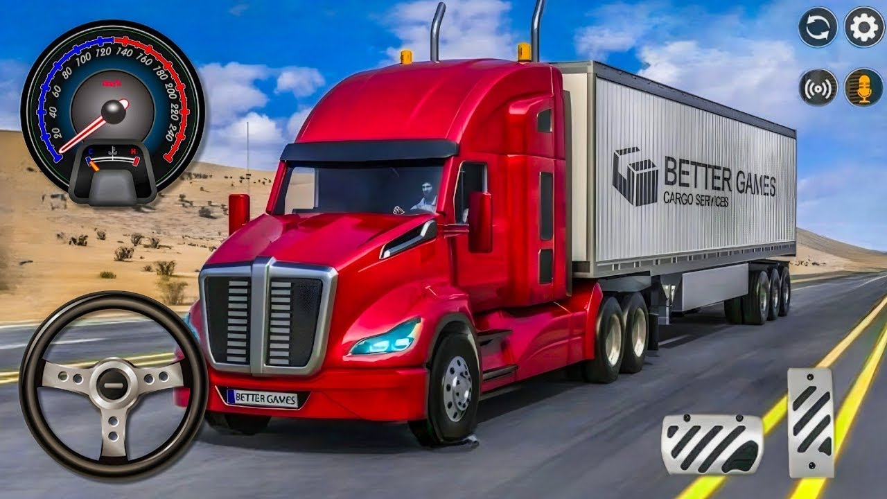 Miami - Nashville. Truck USA Simulator. Android gameplay. Open world truck driving.