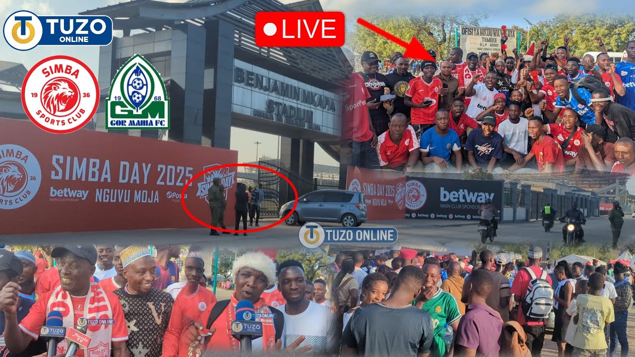 🔴LIVE_Mapemaa!! Muda Huu Full Shangwe Mashabiki SIMBA Kwa MKAPA Wafanya KUFURU | Sherehe SIMBA DAY