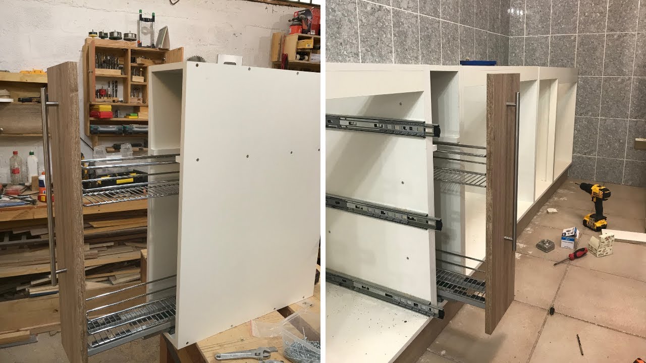 Como Instalar un especiero metálico en un mueble de cocina