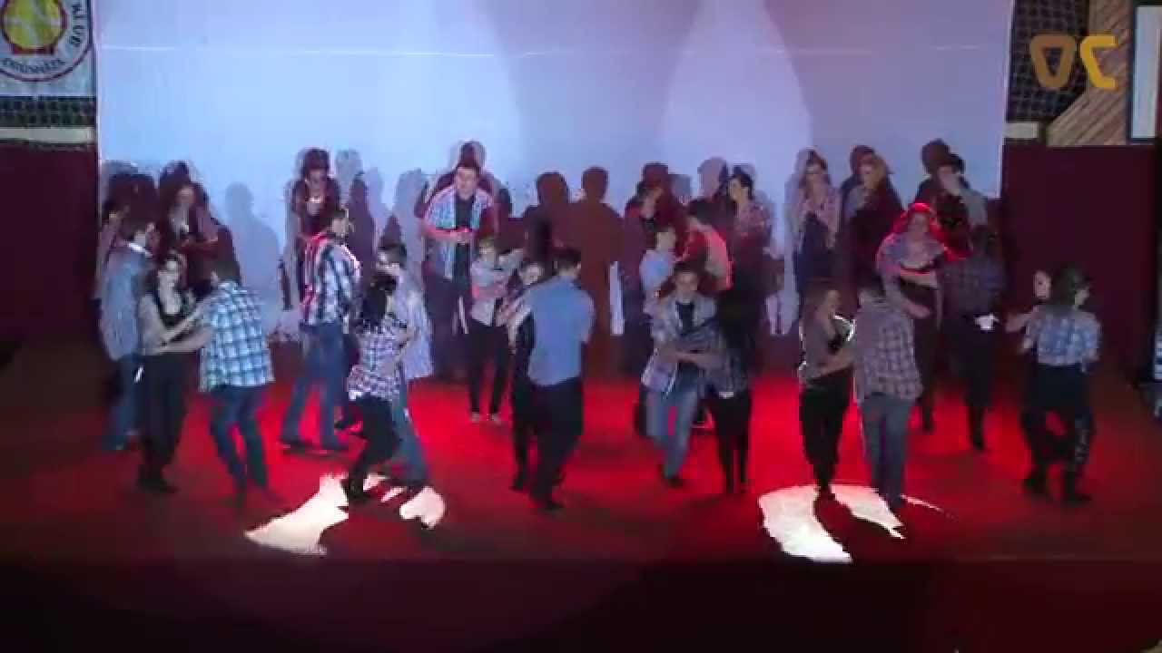 Táncsics gimnázium Orosháza - szalagavató tánc, 12/C osztály (2014)