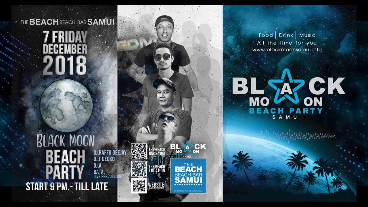 Black Moon Party Koh Samui  EP1 [Electro House]