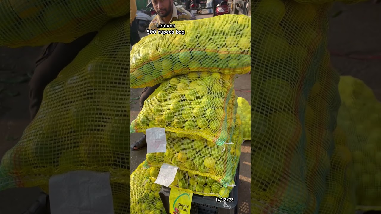 Nimakayalu | lemons | Bowenpally vegetable market #lemon #viral #video #shortvideo #trending #shorts