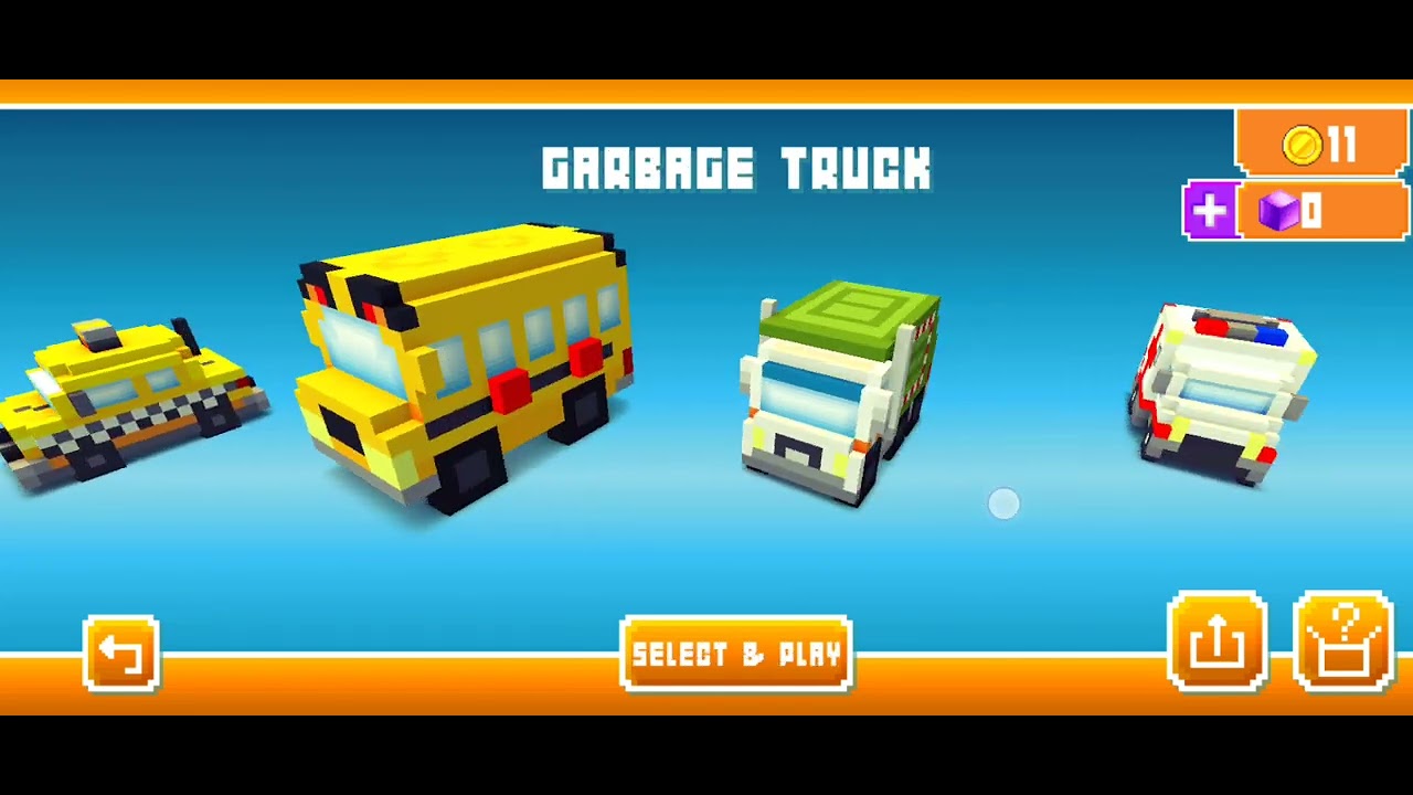 Jugando en el celu a blocky higway
