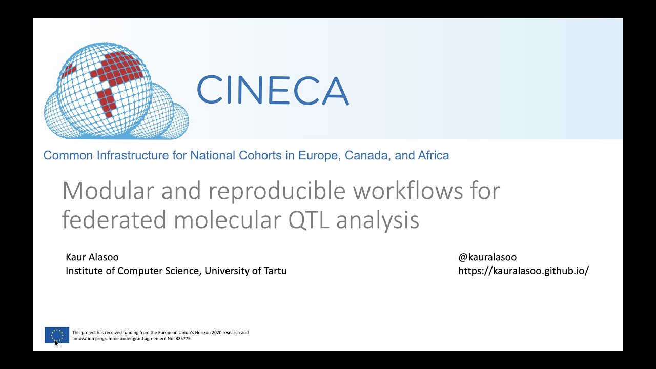 Modular and reproducible workflows for federated molecular QTL analysis default