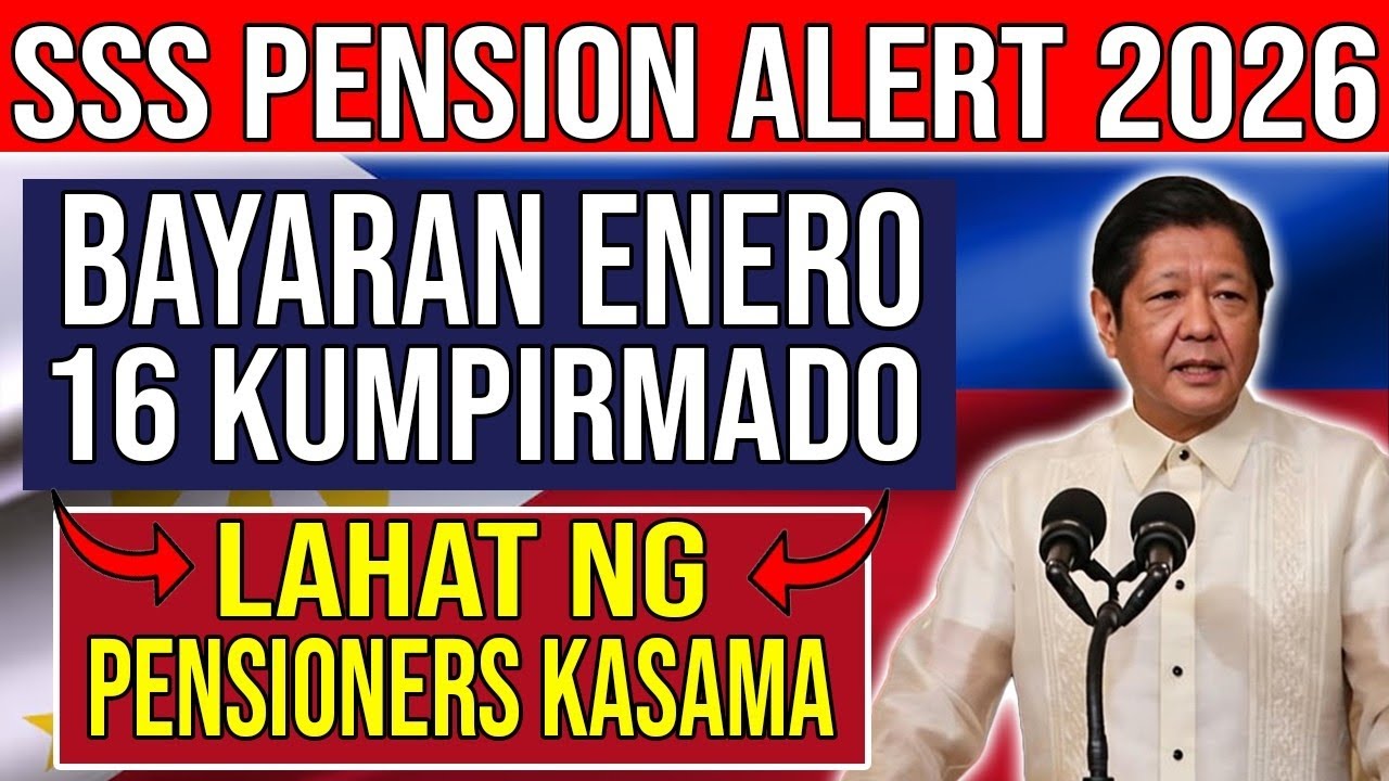 SSS Pension ALERT Enero 2026: Enero 16 ang Bayaran &ndash; Mahalaga Ito sa Lahat ng Pensioners!