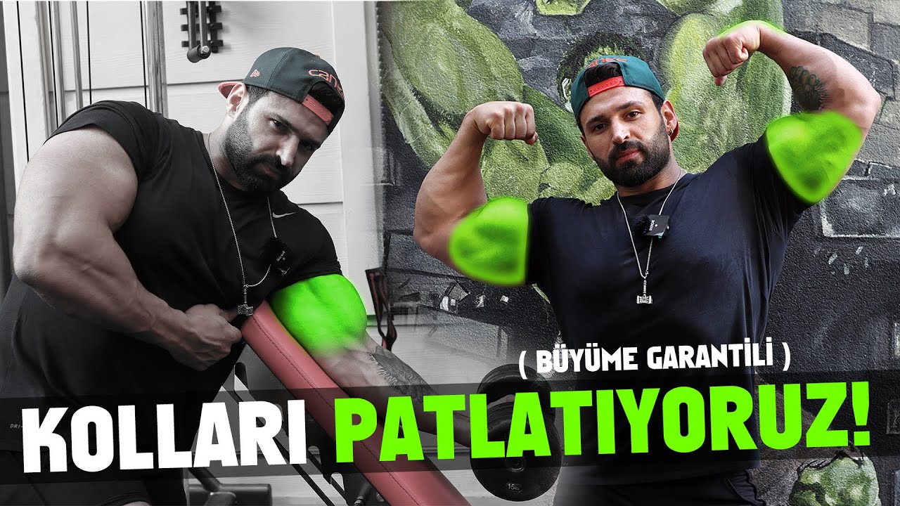 Kolları Patlatıyoruz ! | Büyüme Garantili Kol Antrenmanı