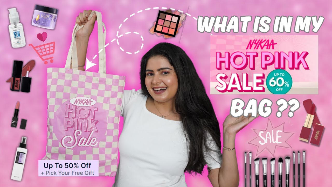 What is in my NYKAA Hot Pink Sale Bag ? Nykaa Sale Haul & Deals | Kashika