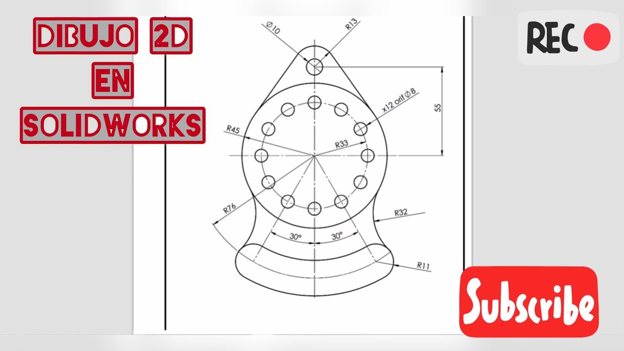 Dibujos 2D en SolidWorks para principiantes