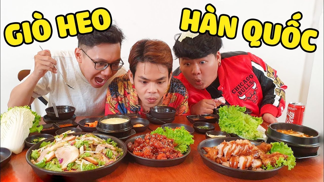 Cay chảy nước mắt với món giò heo Hàn Quốc cùng Sơn Đù và Mazk (Oops Banana)