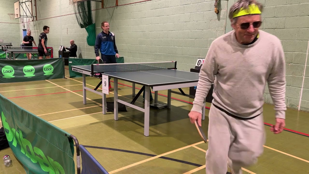 Rory Scott (Using Hardbat) Vs Julian Morgan Horsham Spinners TTC 2 Star Burgess Hill Over 18s. 