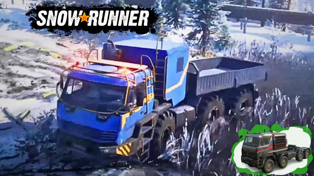 SnowRunner Azov 64131 Heavy Truck | Hardest Mission Accomplished - Gameplay Walkthrough