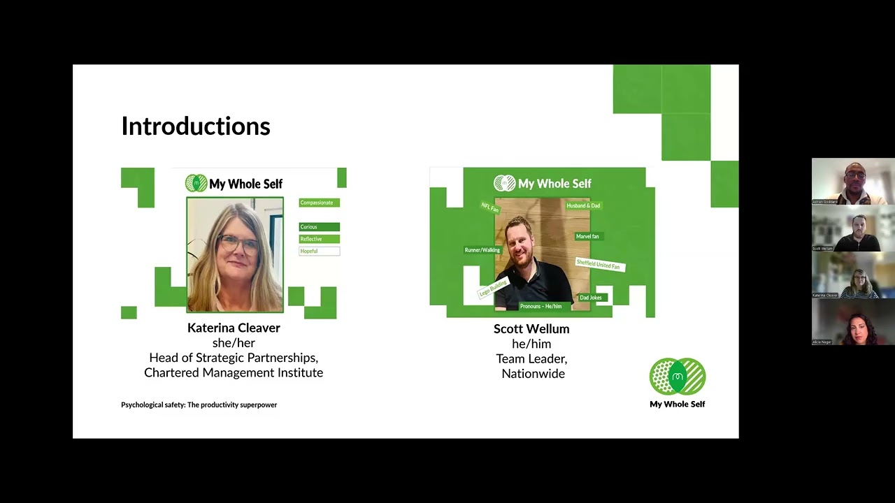 My Whole Self 2026 webinar recording