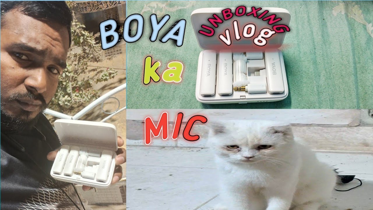 YouTube Ke Liye New Mic?  Boya Mic Vlog? Maine Boya Ka Mic Order Kiya? Unboxing & Receiving Vlog ?