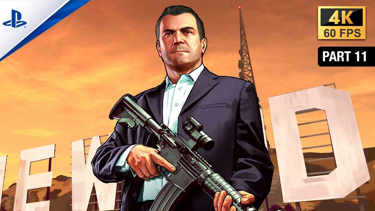 GTA V PS5 Gameplay PART 11 (4K 60FPS) - No commentary